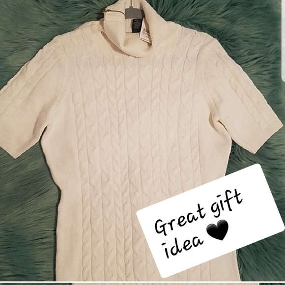 Ashley Stewart Dresses & Skirts - Ashley Stewart cable knit sweater dress size 12